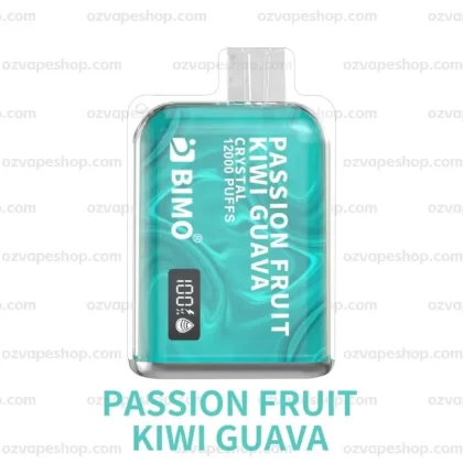 BIMO Crystal 12k Puffs- Passion Fruit Kiwi Guava - Ozvapeone