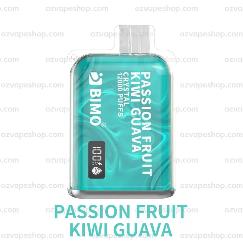 BIMO Crystal 12k Puffs- Passion Fruit Kiwi Guava - Ozvapeone