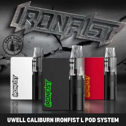 UWELL Caliburn Ironfist L Pod System Kit – Compact Power for Everyday Vaping in Dubai - Vapeshopdubaiuae