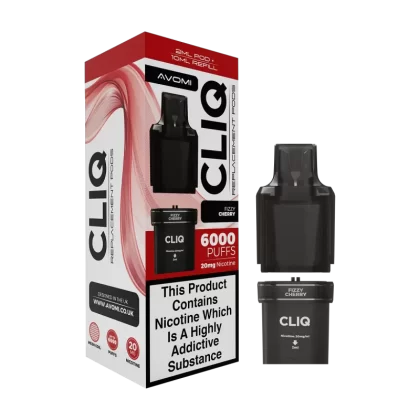 Fizzy Cherry Avomi Cliq 6000 Refill Pack - Ecigwizard