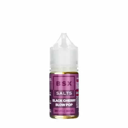 BSX Vapor Salt Nic – Black Cherry Blow Pop – 30ml - Randmvapesaustraliawholesale
