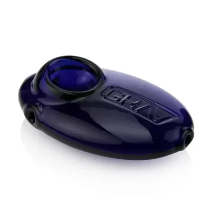 Grav 3″ Pebble Spoon - Color#FumeSP.PB.8>LavenderSP.PB.5>Lake GreenSP.PB.7>Mint GreenSP.PB.15>GreenSP.PB.2>WhiteSP.PB.12>BlackSP.PB.3>AmberSP.PB.4>BlueSP.PB.1>Smoke GreySP.PB.11>PinkSP.PB.6
