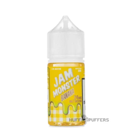 Jam Monster Salt – Banana 30mL - Nicotine Strength#24mg>48mg