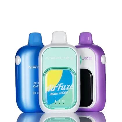 Airfuze Addon 40K 40000 Puffs Disposable Vape - 24mL - Spring Ice (With Nicotine Strips)