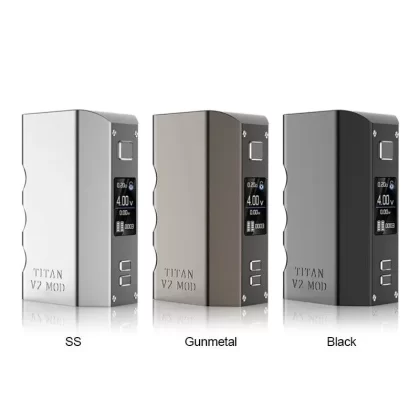 Steam Crave Titan V2 Box Mod 300W - colors#SS>Gunmetal>Black (7655E3)