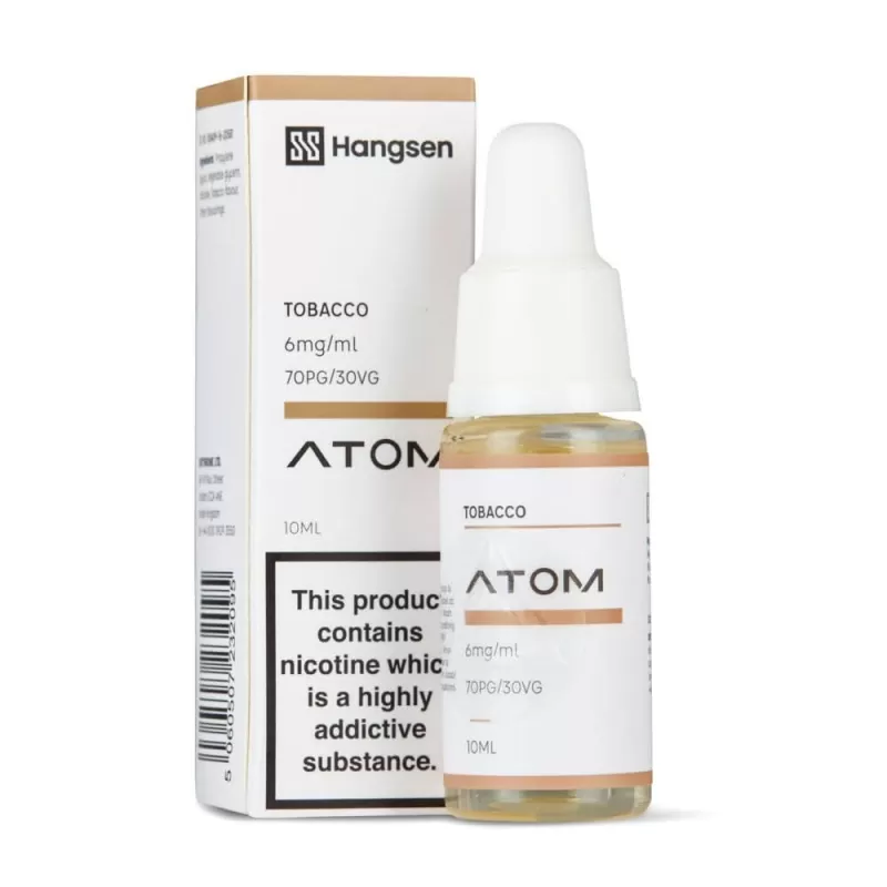 Tobacco E-Liquid Atom Series by Hangsen (10ml) - 3mg