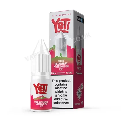 Yeti Summit Series Sour Raspberry Watermelon Ice Nic Salt E-Liquid - Vapestreams Co