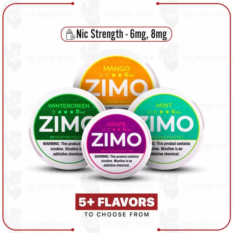 Zimo Nicotine Pouches - Thevapersworld