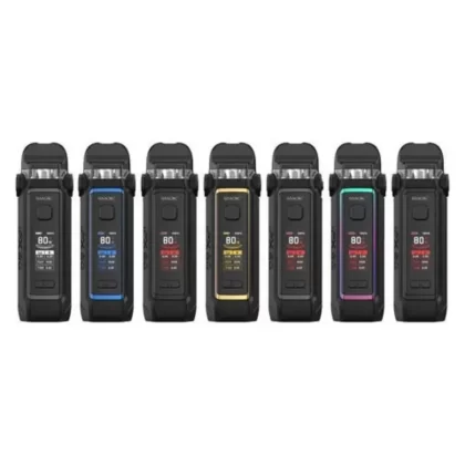 Smok IPX 80 Pod Kit [CRC] - Colour#BLACK CARBON FIBER>BLUE>BROWN>FLUID 7 COLOR>FLUID BLACK GREY>GREY>RED