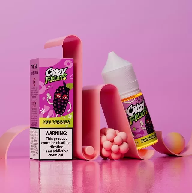 Tokyo Crazy Fruits Mulberries Saltnic 30ml - 30 mg - 30 ml - Image 2