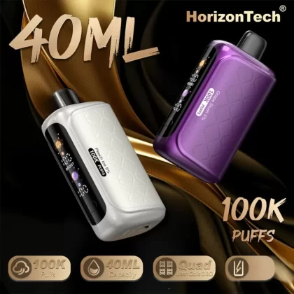 Made in Indonesia | HorizonTech 100K Disposable Device - 100,000 Puffs - Peach Ice