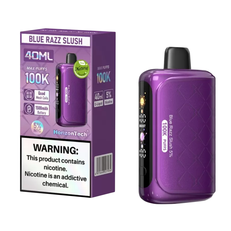 Made in Indonesia | HorizonTech 100K Disposable Device - 100,000 Puffs - Peach Ice - Image 3