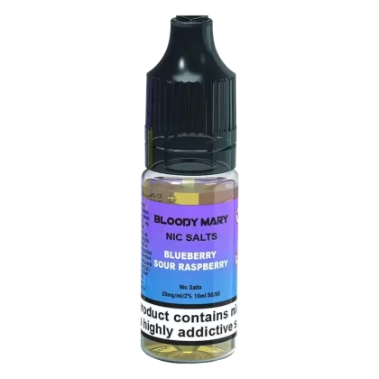 Bloody Mary Blueberry Raspberry Nic Salt Vape Juice