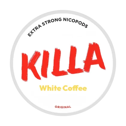 White Coffee Killa Nicotine Pouches - 16mg - Vape Product (DA70B1)
