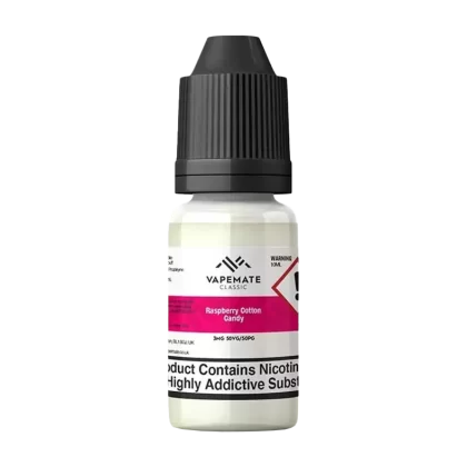 Vapemate Classic Raspberry Cotton Candy 10ml - 18mg - Vape Product