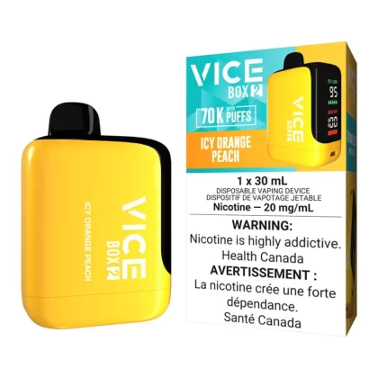 Vice Box 2 Disposable Vape Device - Icy Orange Peach - 20mg/ml