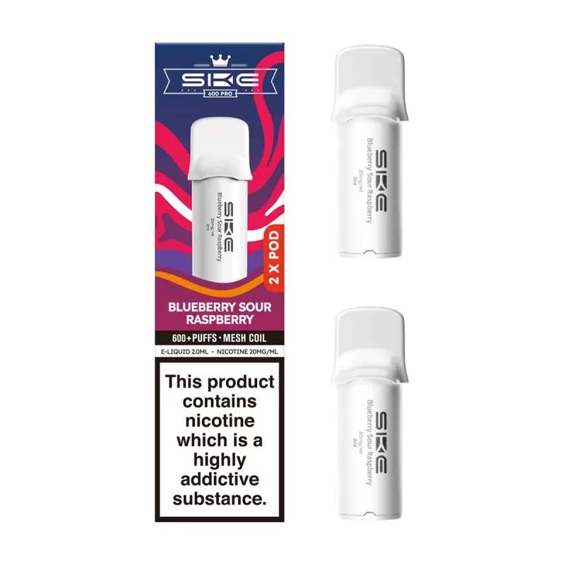 Blueberry Sour Raspberry SKE 600 Pro Pods - 20mg - Vape Product