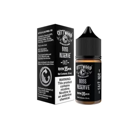 Cuttwood Salts Boss Reserve Vape e-Liquid 30mL - Vape Product, Vape Product