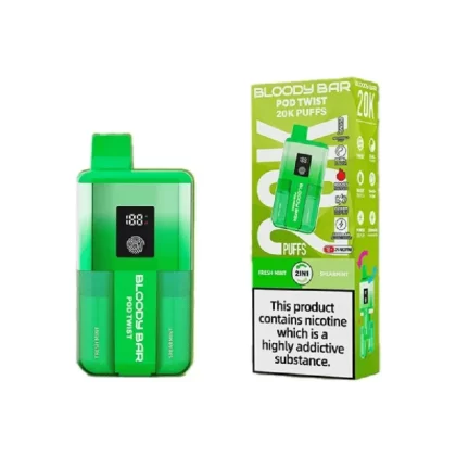 Bloody Bar 20K Prefilled Pod Kit Fresh Mint / Spearmint - Nicotine Strength#20mg