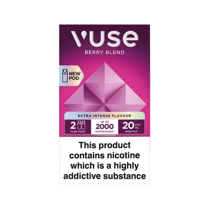 Vuse Extra Intense Berry Blend Pods (2 Pack) - Strength#20mg>10mg