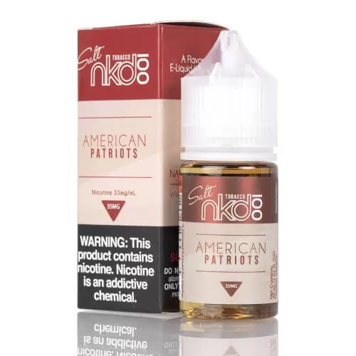 NKD 100 American Patriots Salt 30ml - Vape Product; Vape Product, Vape Product (48321B)