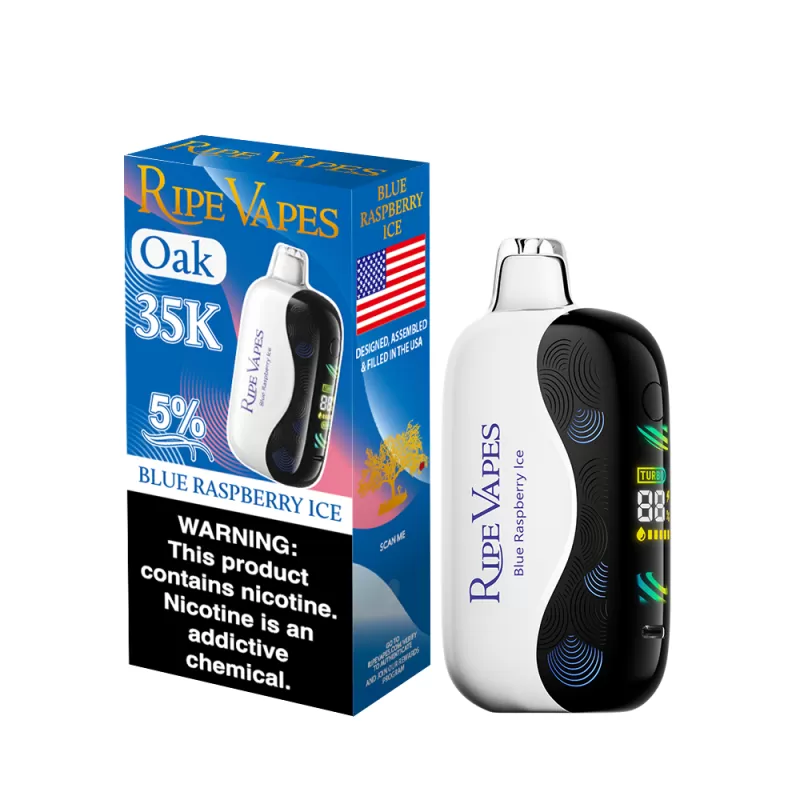 Assembled in USA | Ripe Vapes OAK 35K Disposable Device - 35,000 Puffs - Mango Oasis - Image 3