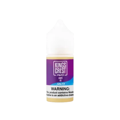 Grape Ice – Kings Crest Salt 30ml - Vape Product, Vape Product