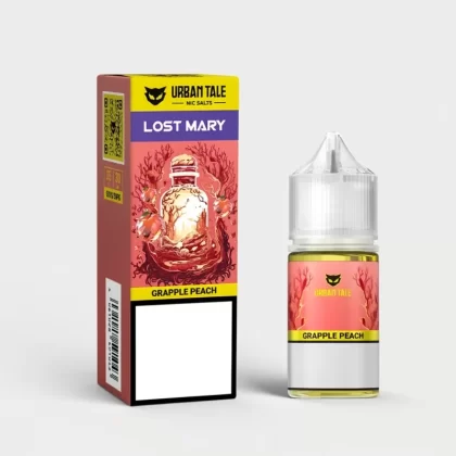 Grapple Peach SALT – Urban Tale x Lost Mary – 30mL PG50 Vape - Vape Product; Vape Product, Vape Product (44A379)