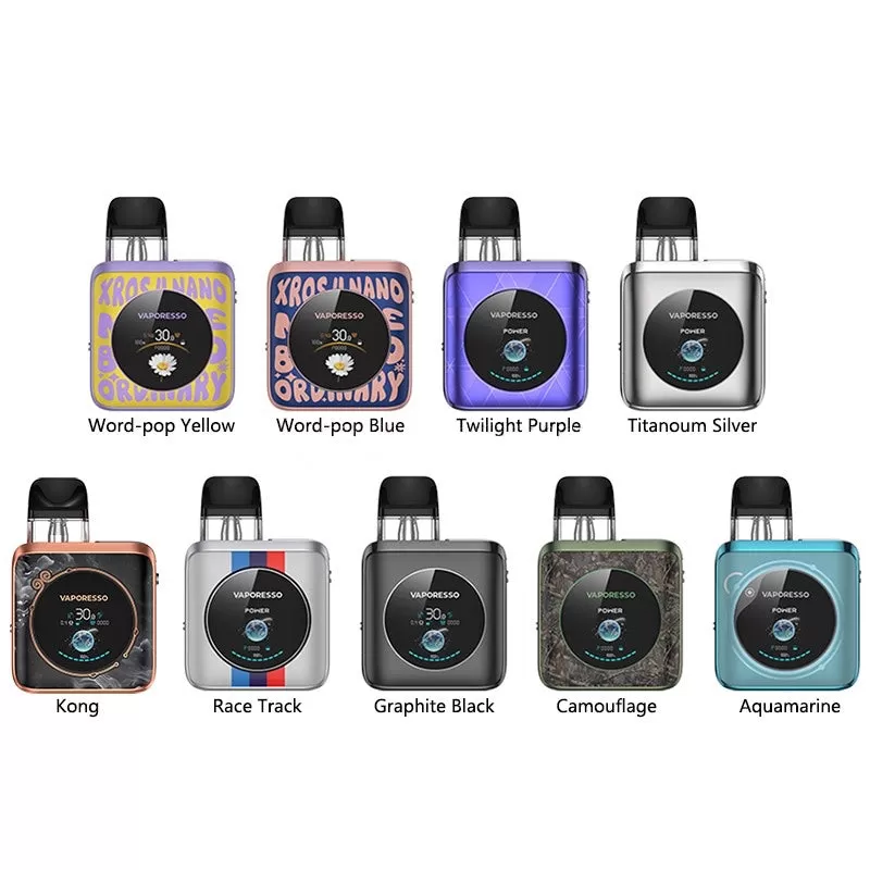 Vaporesso XROS 4 Nano 30W Pod System Kit - Aquamarine, Camouflage - Image 2