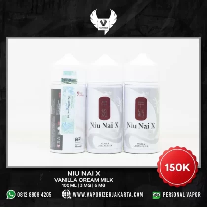 NIU NAI X VANILLA ICE CREAM MILK 100 ML - 3 mg / 6 mg / 100 ml