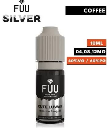 Cute Luwak eLiquid by FUU Silver - 04mg / 10ml