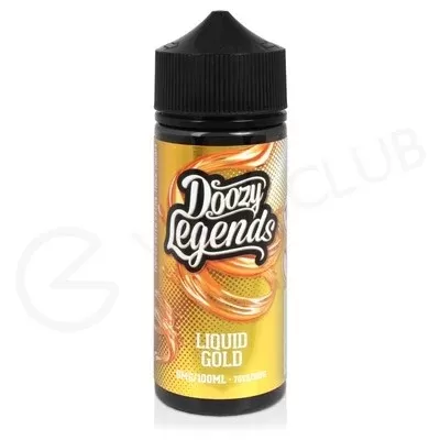 Liquid Gold Shortfill E-Liquid by Doozy Legends 100ml - Ecigpremium