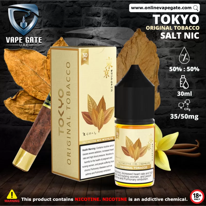 Tokyo Original Tobacco Saltnic 30ml