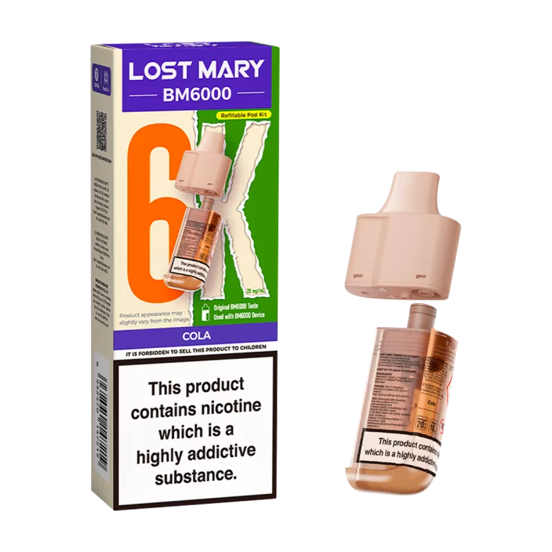 Cola Lost Mary BM6000 Refill Pack - Ecigwizard