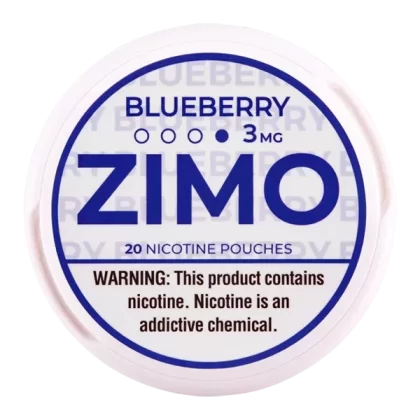 Blueberry ZIMO Pouches - Customer Group#Consumer~Nicotine#3mg>6mg>8mg~Size#Single>5 Pack