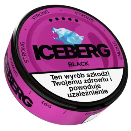 Woreczki nikotynowe ICEBERG 20mg – Black Snus AKCYZA