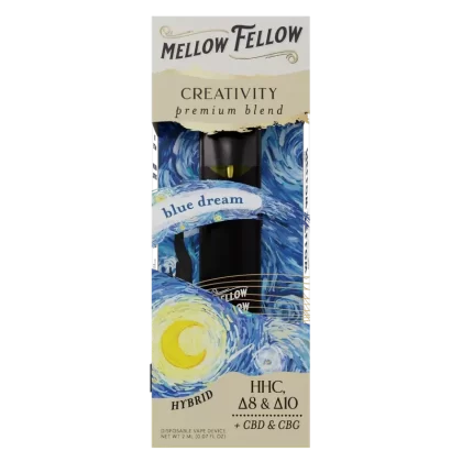 Mellow Fellow Creativity Blend 2ml Disposable Vape Blue Dream - Vape Store