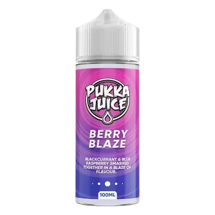 BERRY BLAZE E LIQUID BY PUKKA JUICE 100ML 70VG