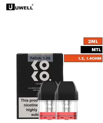 Uwell Caliburn & KOKO Replacement Pods - 1.20 ohm