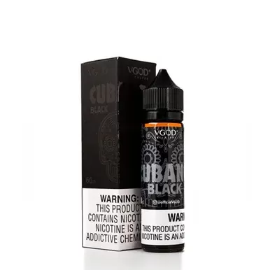 Cubano Black By VGOD E-Liquid - Flavor & Nicotine Level#0mg>3mg>6mg