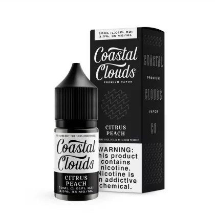 Sugared Nectarine by Coastal Clouds Salt Series - 30ML E-Liquid - 50MG