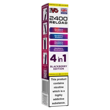 Blackberry Edition IVG 2400 Refill Pods - Vape Product
