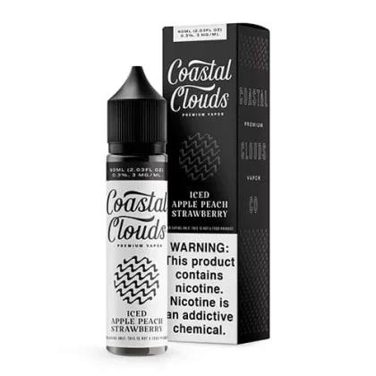 Coastal Clouds ICED Apple Peach Strawberry 60ml - Eightvape