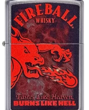 Zippo Lighter – Fireball® Whiskey Dragon