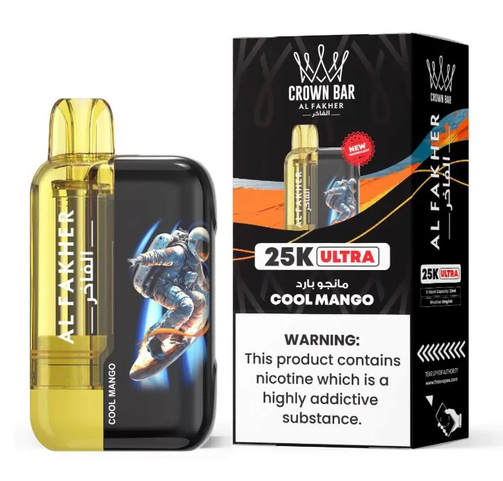 Al Fakher - 25K Ultra Disposable Vape (25,000 Puffs) - Grape Mint / 5 mg - Image 2