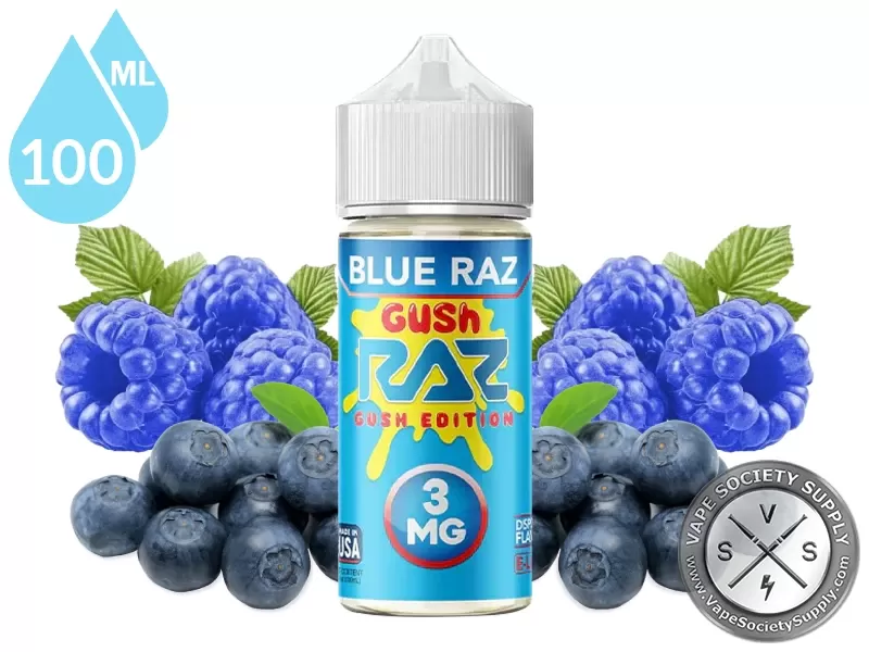 Blue Raz Gush Pod Juice x RAZ 100ml