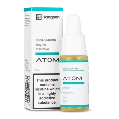 Triple Menthol E-Liquid Atom Series by Hangsen (10ml) - 12mg