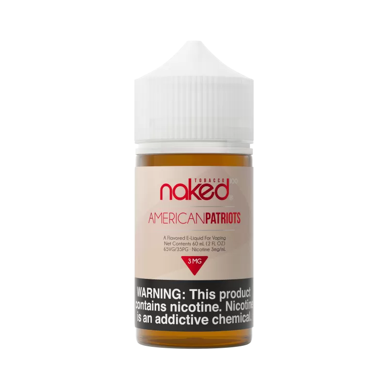 Naked 100 Tobacco - American Patriots - 60ML E-Liquid - 6MG