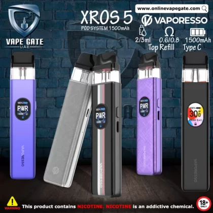 VAPORESSO XROS 5 POD SYSTEM 1500mAh - Carbon Stripe