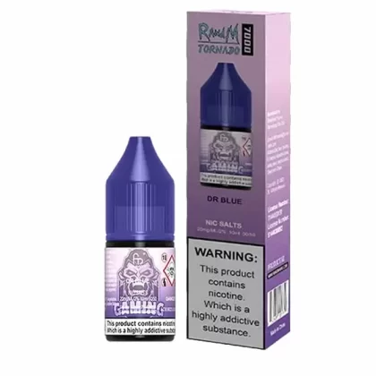 DR BLUE NICOTINE SALT E-LIQUID BY R AND M